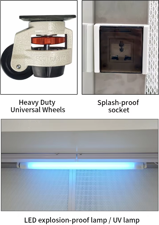 Horizontal laminar flow hood details (1)