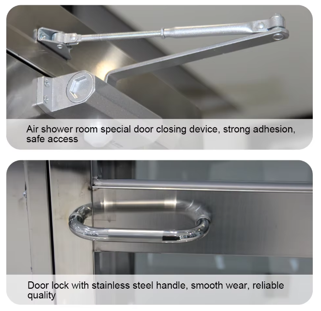 Single person air shower room details (2)