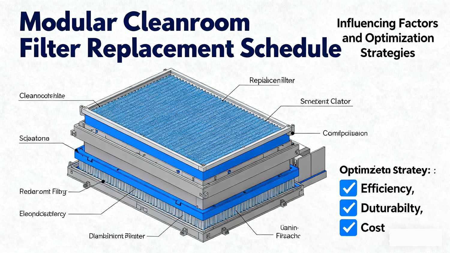 Modular Cleanroom Filter Replacement schedule – Influencing Factors and Optimization Strategies